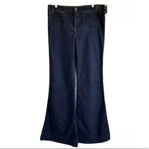 Abercrombie & Fitch Wide Leg Flare Jean High Rise